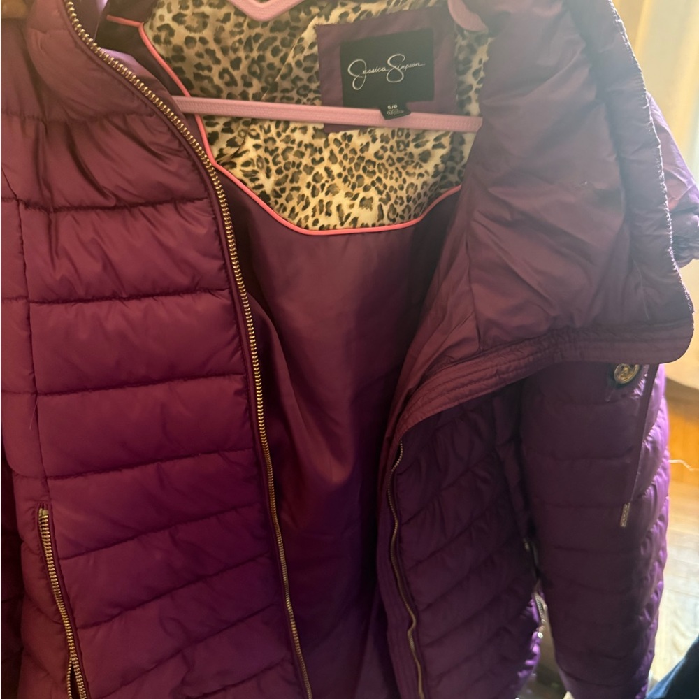 Jessica Simpson Purple Puffer